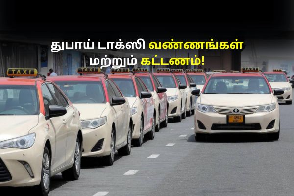 Dubai டாக்ஸி வண்ணங்கள்
