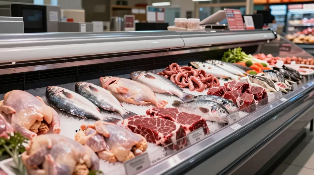Carrefour Mall of the Emirates: Offers, Location & Shopping Tips 5 Fresh meat and seafood counter at Carrefour Dubai