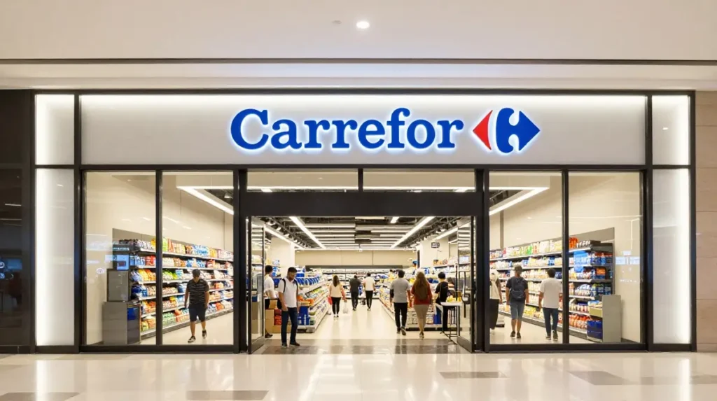 Carrefour Mall of the Emirates: Offers, Location & Shopping Tips 2 Entrance of Carrefour inside Mall of the Emirates Dubai