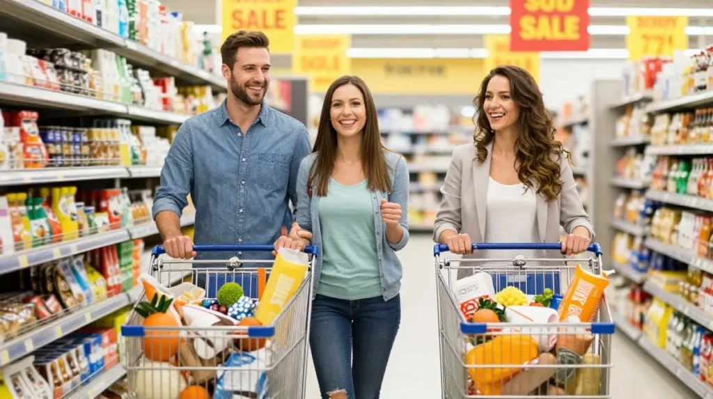 Carrefour Mall of the Emirates: Offers, Location & Shopping Tips 6 Shopping cart with discounted grocery products at Carrefour