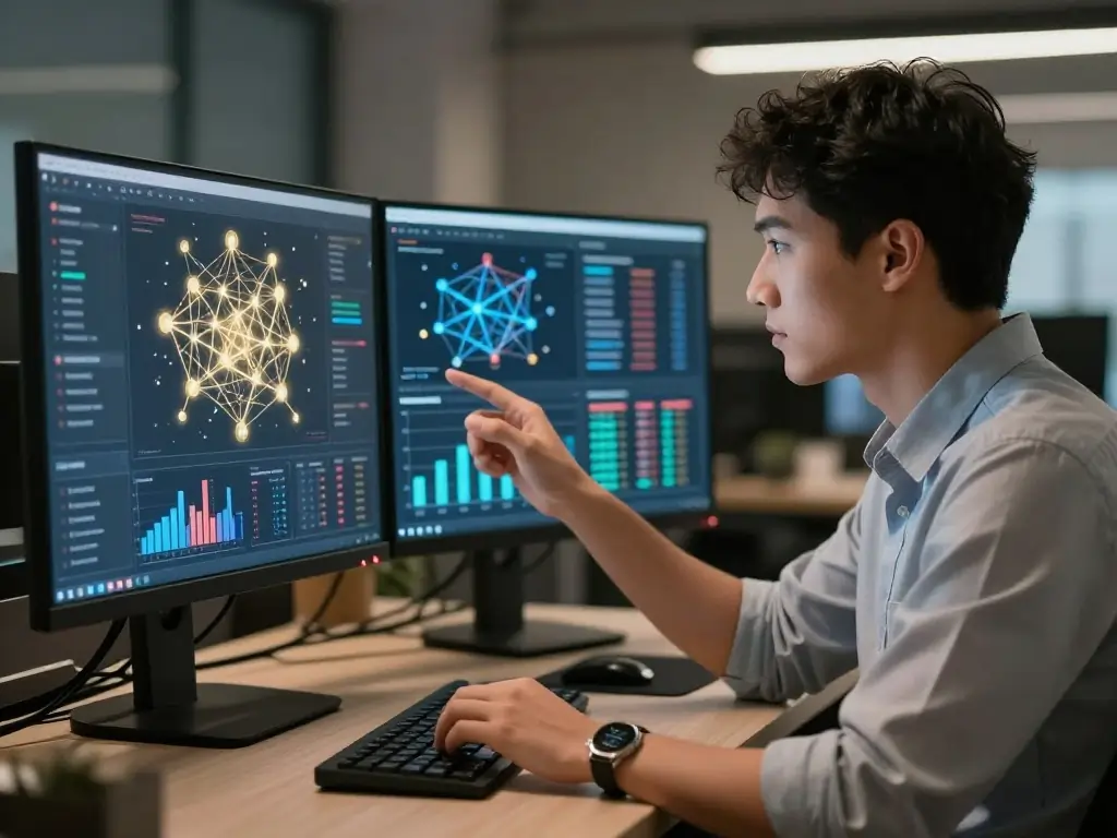 8 Best Free Online Courses in UAE to Boost Your CV in 2026 4 Student learning AI, digital marketing, and data analytics through online training courses in UAE.