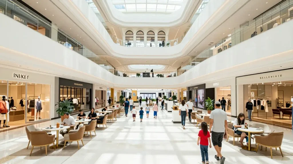 Carrefour Mall of the Emirates: Offers, Location & Shopping Tips 8 Interior of Mall of the Emirates with luxury stores restaurants and entertainment