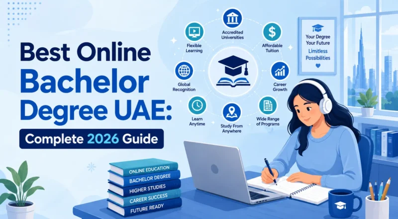 Looking for the best online bachelor degree UAE? Discover accredited programs, tuition costs, admission requirements, and career benefits in our 2026 guide.