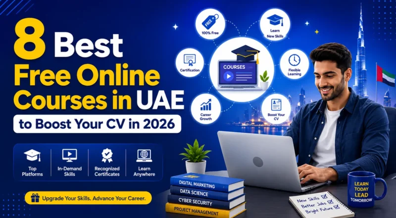 8 Best Free Online Courses in UAE to Boost Your CV in 2026 – online learning, certifications, and career development