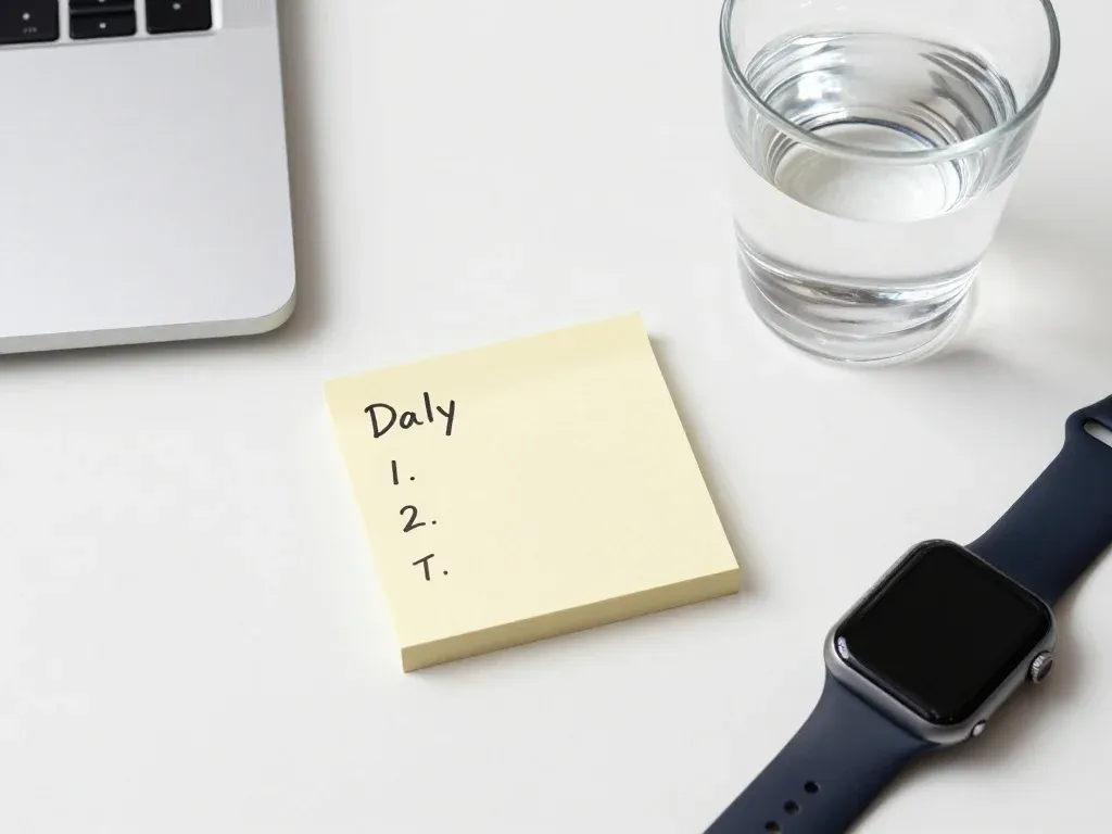 Mental Wellness Tips for Employees: 10 Ways to Feel Better at Work 4 Visual representation of a 5-minute workplace mental wellness micro-break routine.
