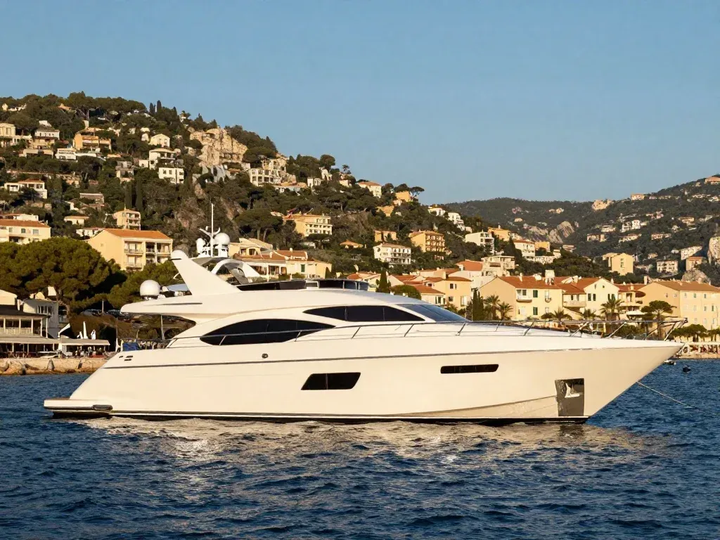 7 Elite Luxury Travel Destinations 7 Luxury yacht docked at the French Riviera coast