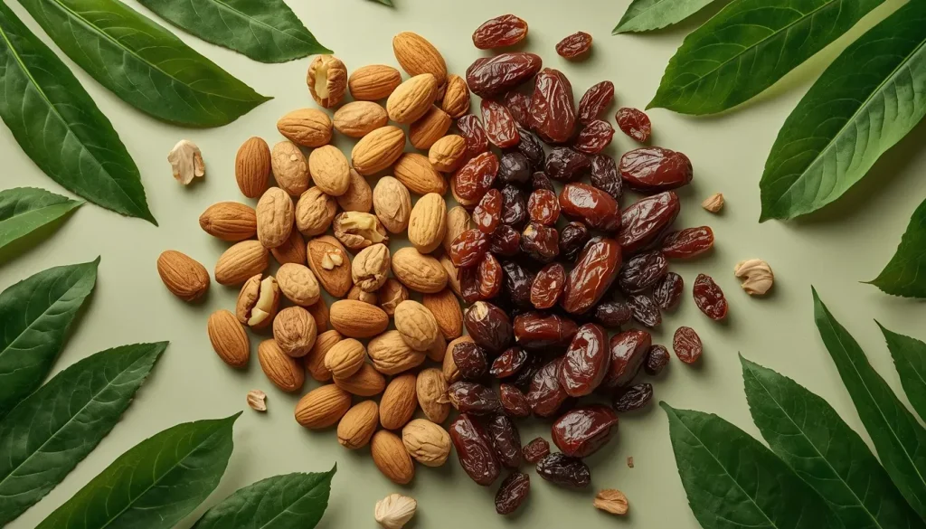 Nutritional differences between nuts and dried fruits